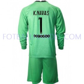 Barn Fotballdrakter Keeper Paris Saint-Germain Keylor Navas 1 Tredje 2020-21 Langermet